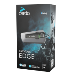 interfono per moto cardo packtalk edge a 2 canali nero [pt200001]