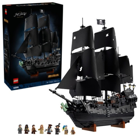 gioco da costruzione lego icons la nave pirata del capitano jack