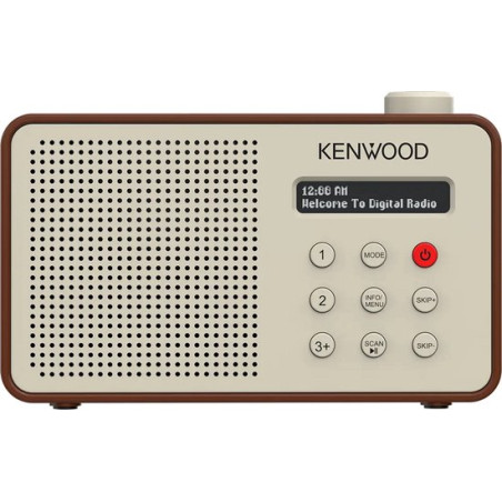 radio portatile kenwood cr-m25dab 3.2w dab+/fm-rds/bluetooth