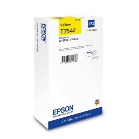 cartuccia a getto d'inchiostro epson t7544 69ml 7000 pagine giallo