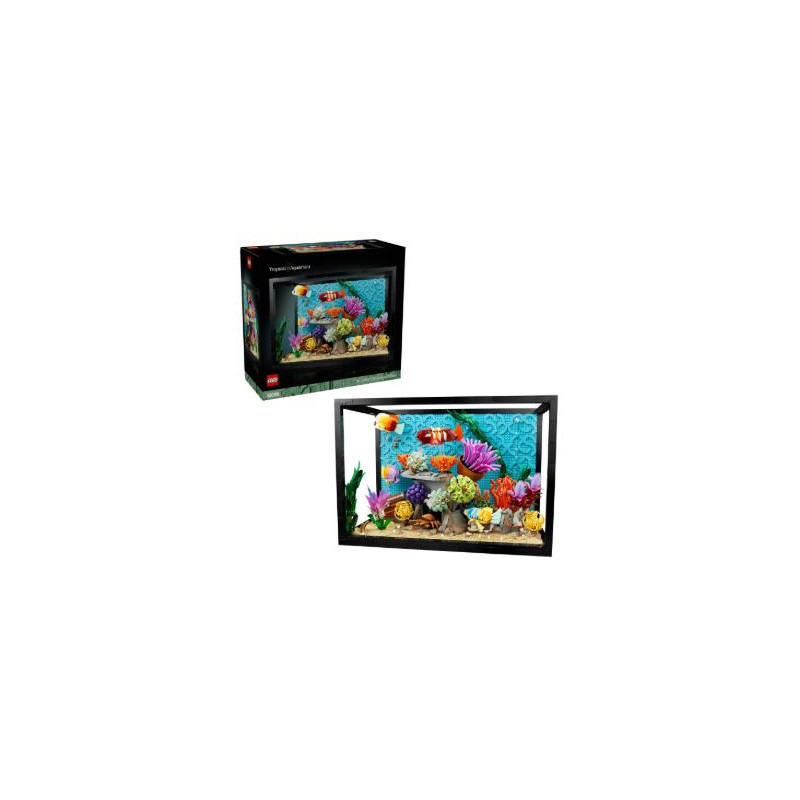 gioco da costruzione lego 10366 icons acquario tropicale multicolore