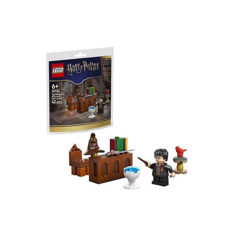 kit di costruzione lego ufficio di silente con harry potter multicolore