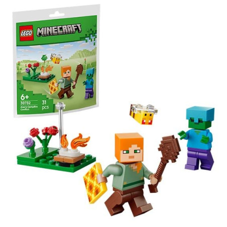kit di costruzione lego minecraft il conflitto attorno al falo'