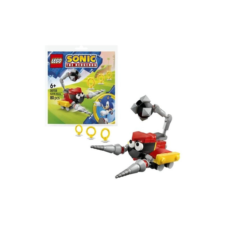 kit di costruzione lego sonic badnik skorp multicolore 80pz [30733]