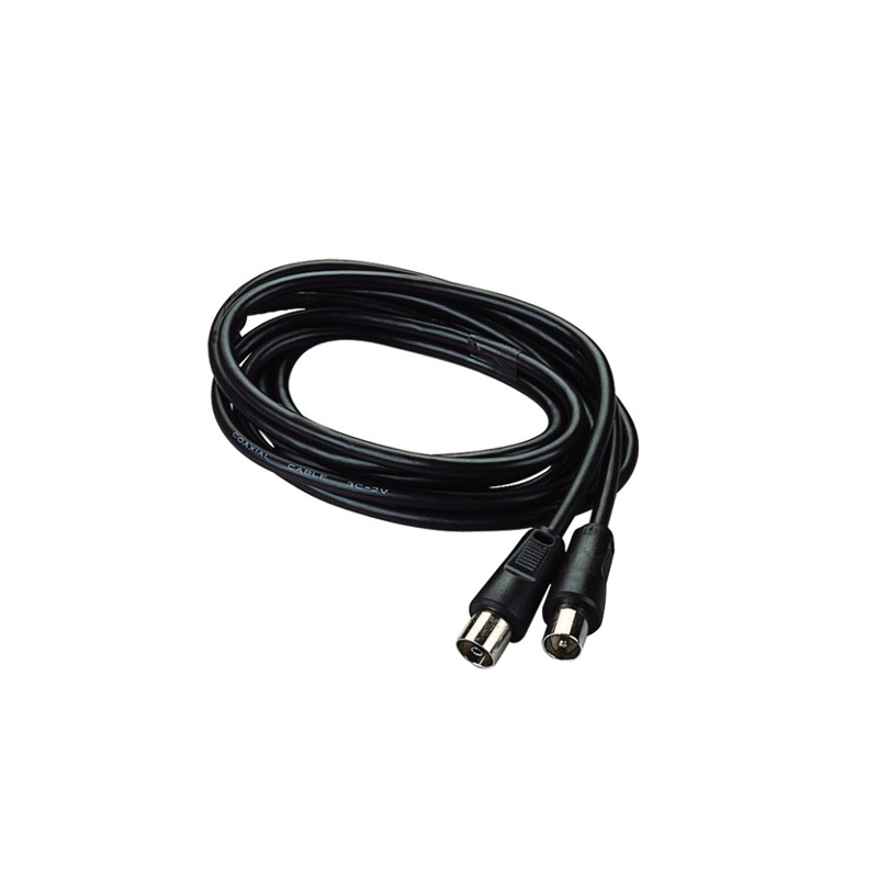 Polypool cavo tv 2mt. spina ass. nero pp0620