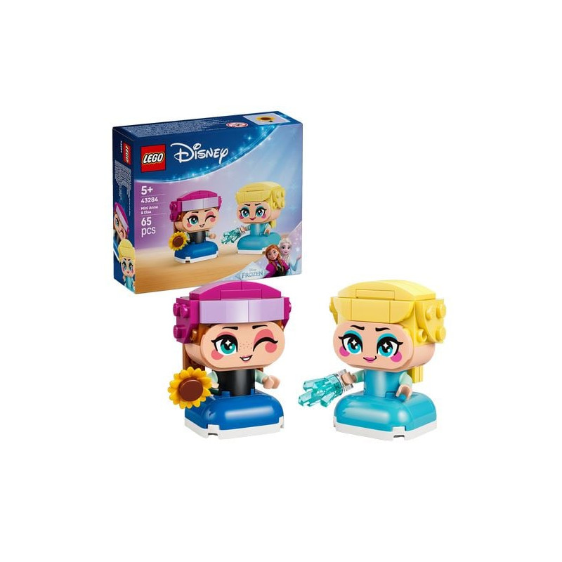 kit di costruzione lego disney mini anna ed elsa multicolore 65pz