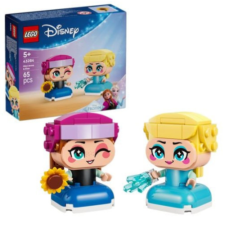 kit di costruzione lego disney mini anna ed elsa multicolore 65pz