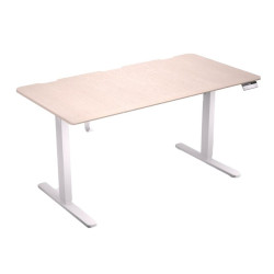 scrivania da gioco endorfy atlas l electric beige chiaro bianco [ey8e005]