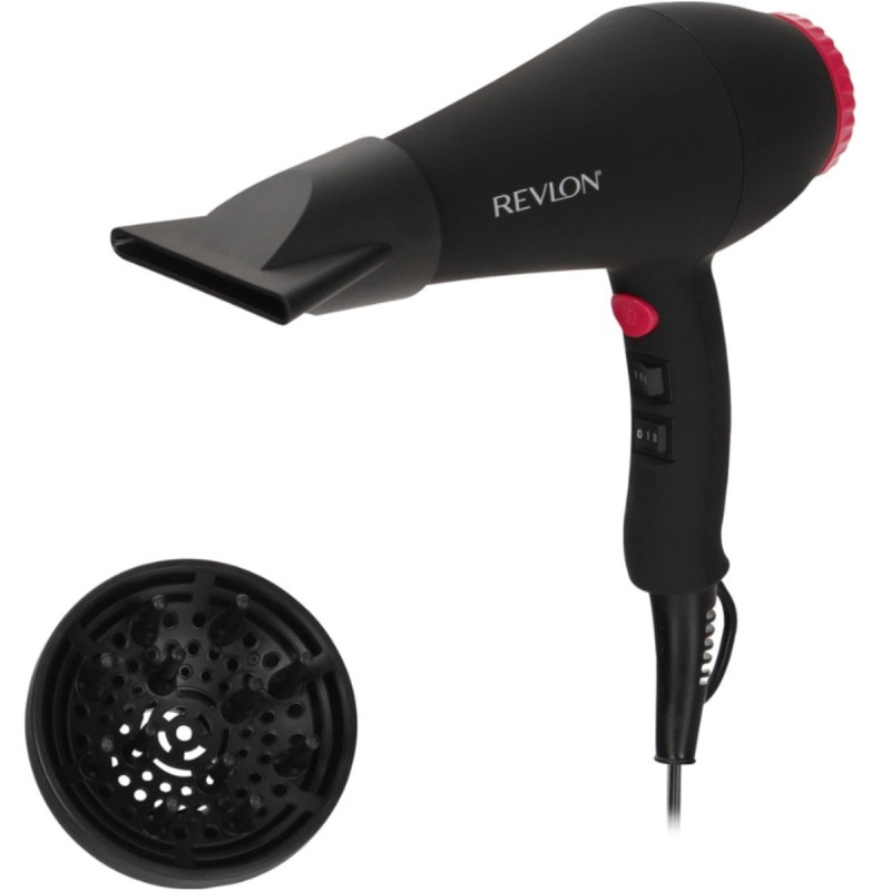 asciugacapelli revlon rvdr5251e1 2000w nero rosa [rvdr5251e1]