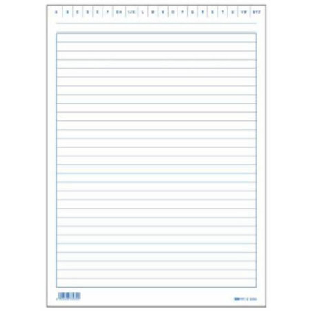 100 schede rigate verticale 24x17cm e3393bl edipro [e3393bl]