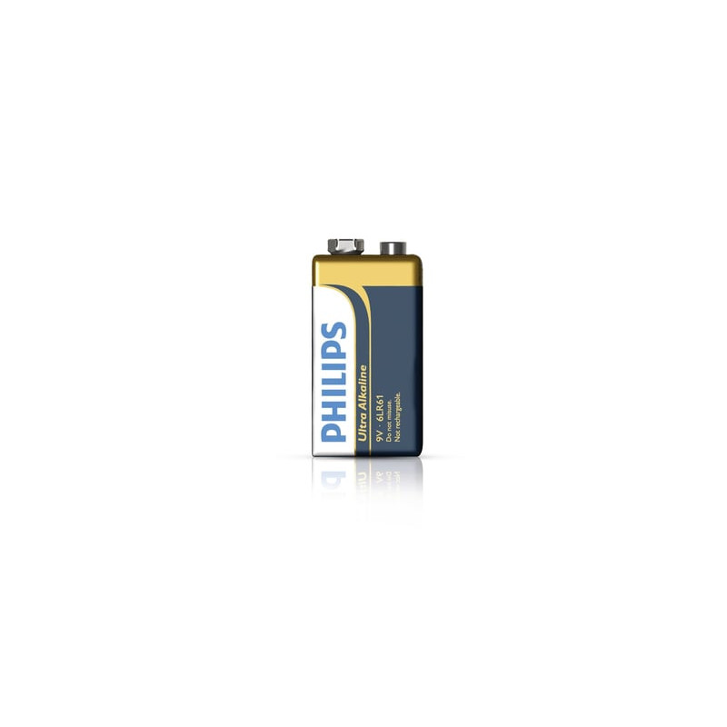 pila philips 1 pz. extremlife alkaline e-block/9v 6lr61 [6lr61e1b/10]
