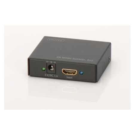 splitter hdmii digitus 4k splitter 1x2 nero [ds-46304]