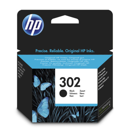 cartuccia hp f6u66ae 302 nero