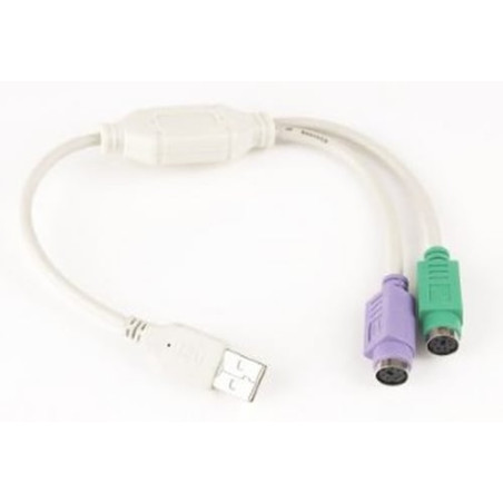 cavo usb gembird a ps/2 bianco [uaps12]