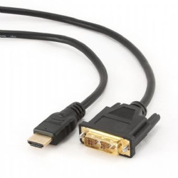 cavo gembird cc-hdmi-dvi-0.5m hdmi a dvi m/m 0,50m nero