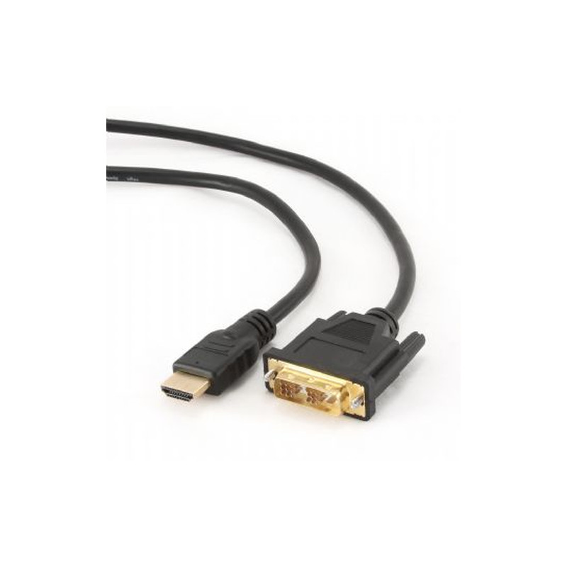 cavo gembird cc-hdmi-dvi-0.5m hdmi a dvi m/m 0,50m nero