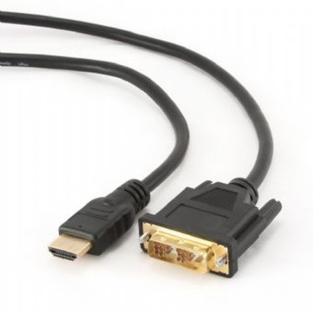 cavo gembird cc-hdmi-dvi-0.5m hdmi a dvi m/m 0,50m nero