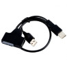 cavo gembird a-usata-01 usb a sata 13-pin m/m 0.5m nero
