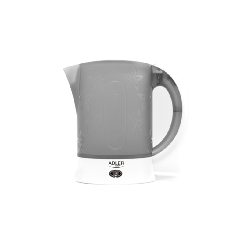 bollitore elettrico adler ad 1268 (600 w 0.6l, bianco) [ad 1268]