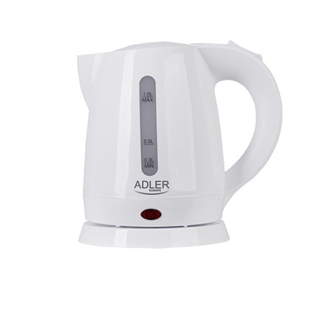 bollitore elettrico adler 1600w 1l bianco [ad 1272]