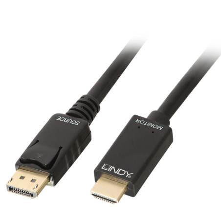 cavo lindy displayport a hdmi 4k30, 2m