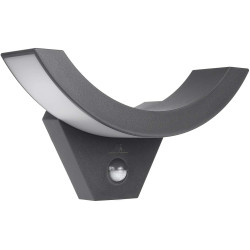 lampada da parete maclean mce290b led 800lm 10w ip54 nero