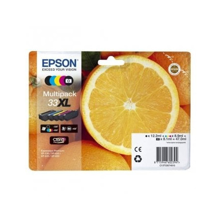 cartuccia d'inchiostro epson 33xl multicolore n/c/m/g [c13t33574510]