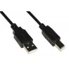 cavo usb 2.0 link connettori a - b in rame 3m nero [lkcusb3n]