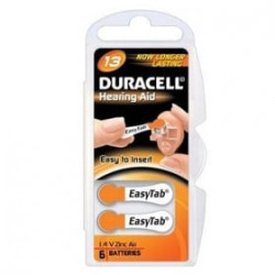 pila a bottone duracell da13 300mah 6pz [da13]