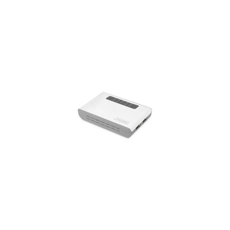 server di stampa digitus 2-porte usb 2.0 wireless multifunzione