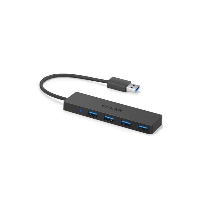 hub usb anker 4-porte usb 3.0 ultrasottili grigio [nuankus4p000000]