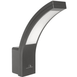 lampada maclean da facciata led rivestimento delle pareti 10w nero