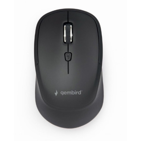 mouse gembird ottico wireless 4 pulsanti 1600dpi nero [musw-4b-05]