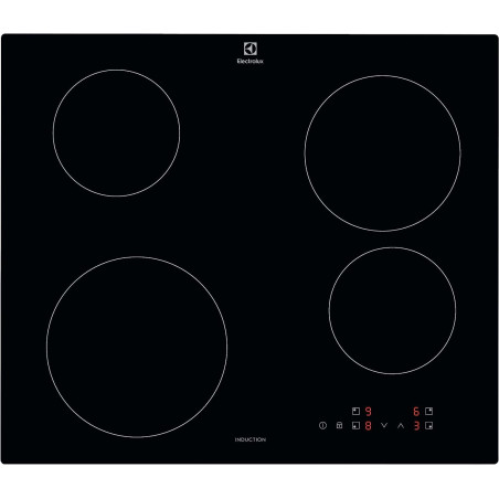 piano cottura electrolux eib60424ck ad induzione con 4 zone nero