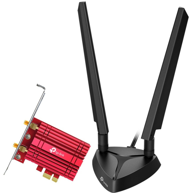 scheda pci wireless tp-link archer txe72e con 2 antenne esterne