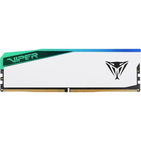 ram dimm ddr5 16gb patriot viper elite 5600mhz cas40 1.45v 1pz bianco