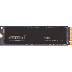 ssd 500gb crucial t500 pcie gen4 nvme m.2 nero [ct500t500ssd8]