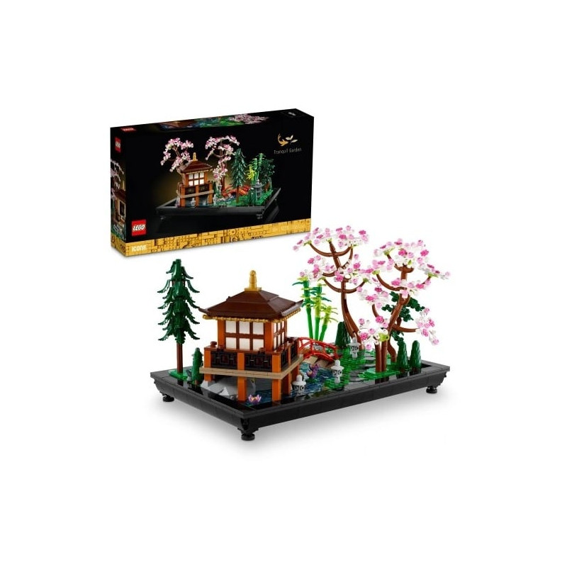 lego icons 10315 il giardino tranquillo