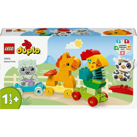 giocattoli lego duplo il treno degli animali multicolore [10412]