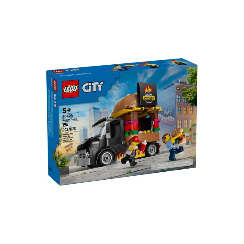 gioco da costruzione lego city furgone degli hamburger [60404]