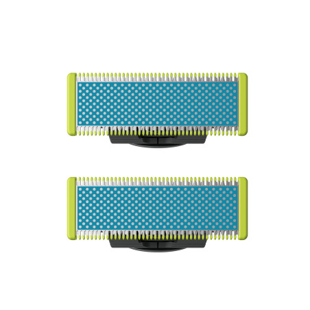 lama per rasatura philips oneblade blu/verde 2pz [qp225/50]