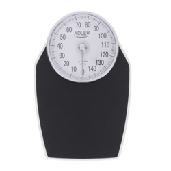 bilancia pesapersone adler ad 8177 meccanica max 150kg bianco/grigio