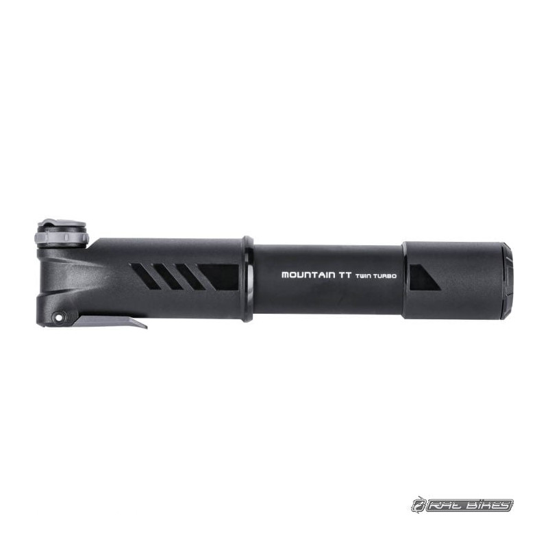 mini-pompa topeak mountain tt twin turbo per bicicletta 120psi