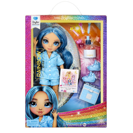 bambola mga entertainment rainbow high junior high pj party skyler