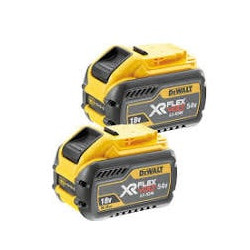 batteria dewalt 18/54v 9.0/3.0ah dcb547 giallo/nero 2pz [dcb547x2]