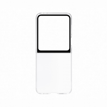 custodia samsung clear case smapp per galaxy z flip6 trasparente