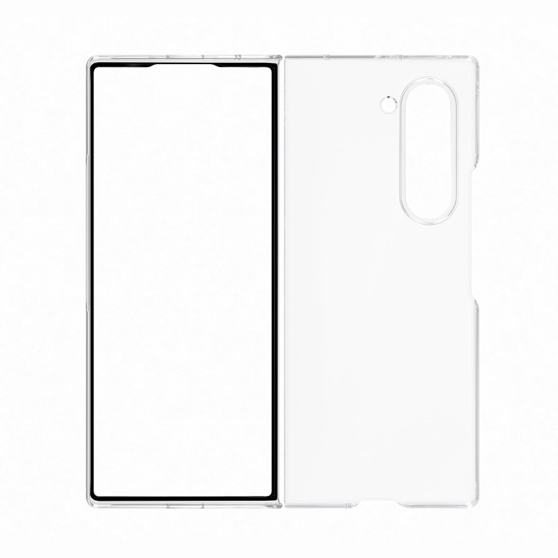 custodia samsung clear case smapp per galaxy z fold6 trasparente