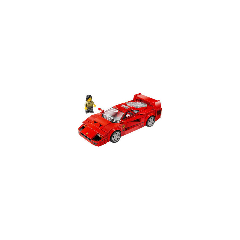 gioco da costruzione lego speed champions supercar ferrari f40 rosso