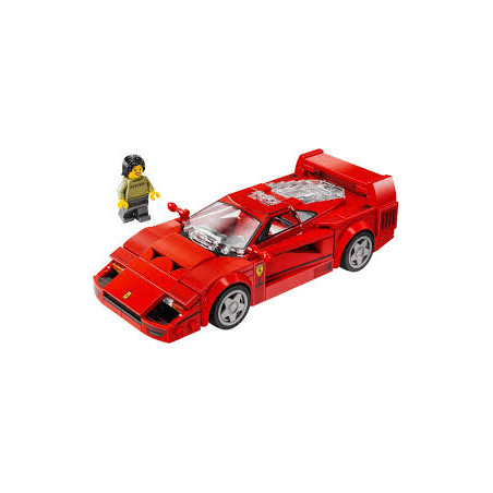 gioco da costruzione lego speed champions supercar ferrari f40 rosso