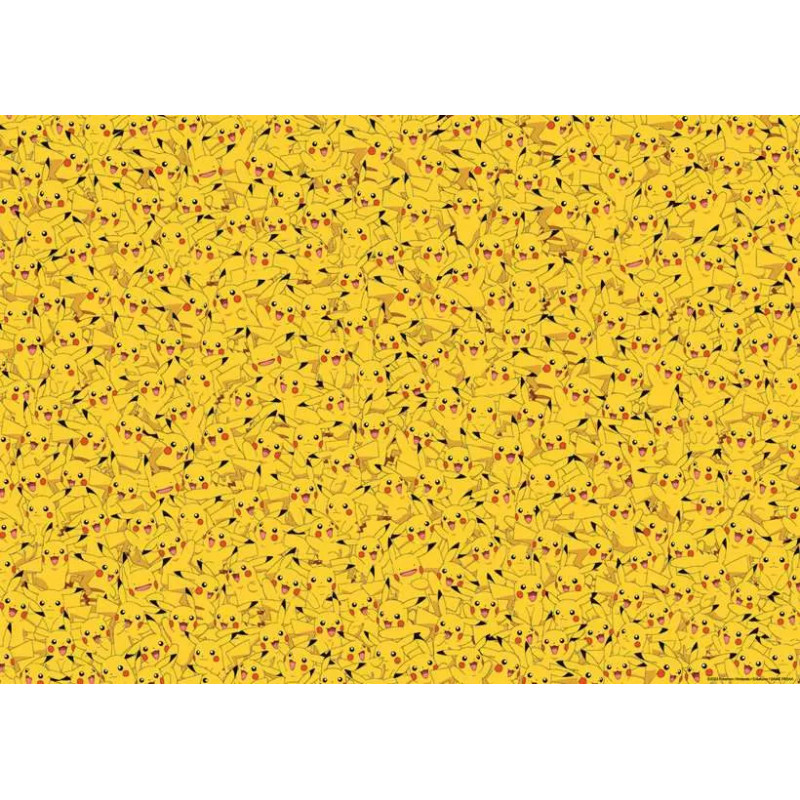 puzzle ravensburger pokemon pikachu challenge 1000pz multicolore